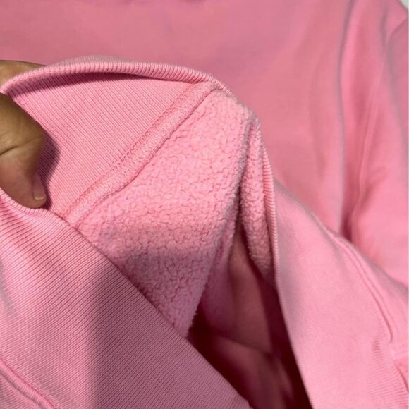 MAD HAPPY pink crewneck sweatshirt. Size small. Oversized fit. 100% cotton. New - Picture 10 of 10